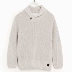 Zara | Boy’s Cream Knit Sweater Size 5